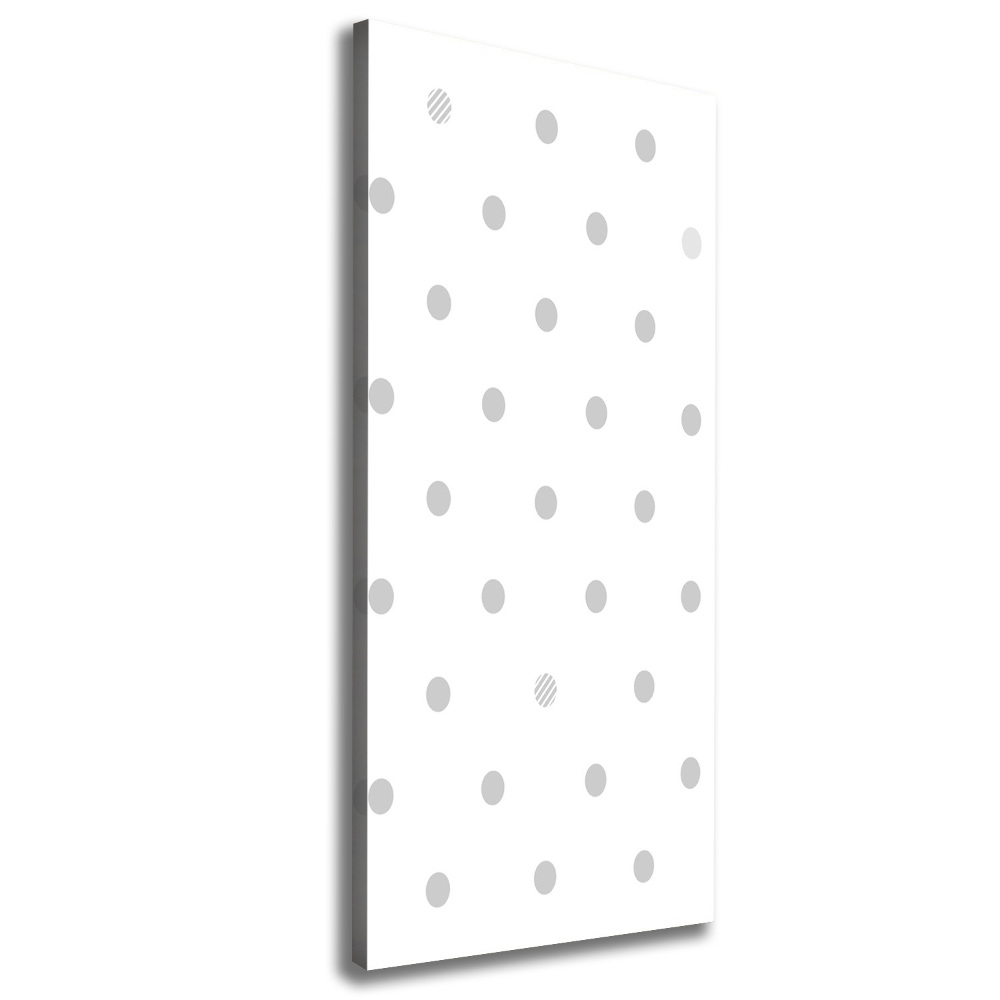 Wall canvas art Dots and hearts