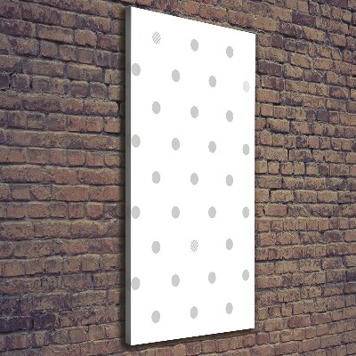 Wall canvas art Dots and hearts