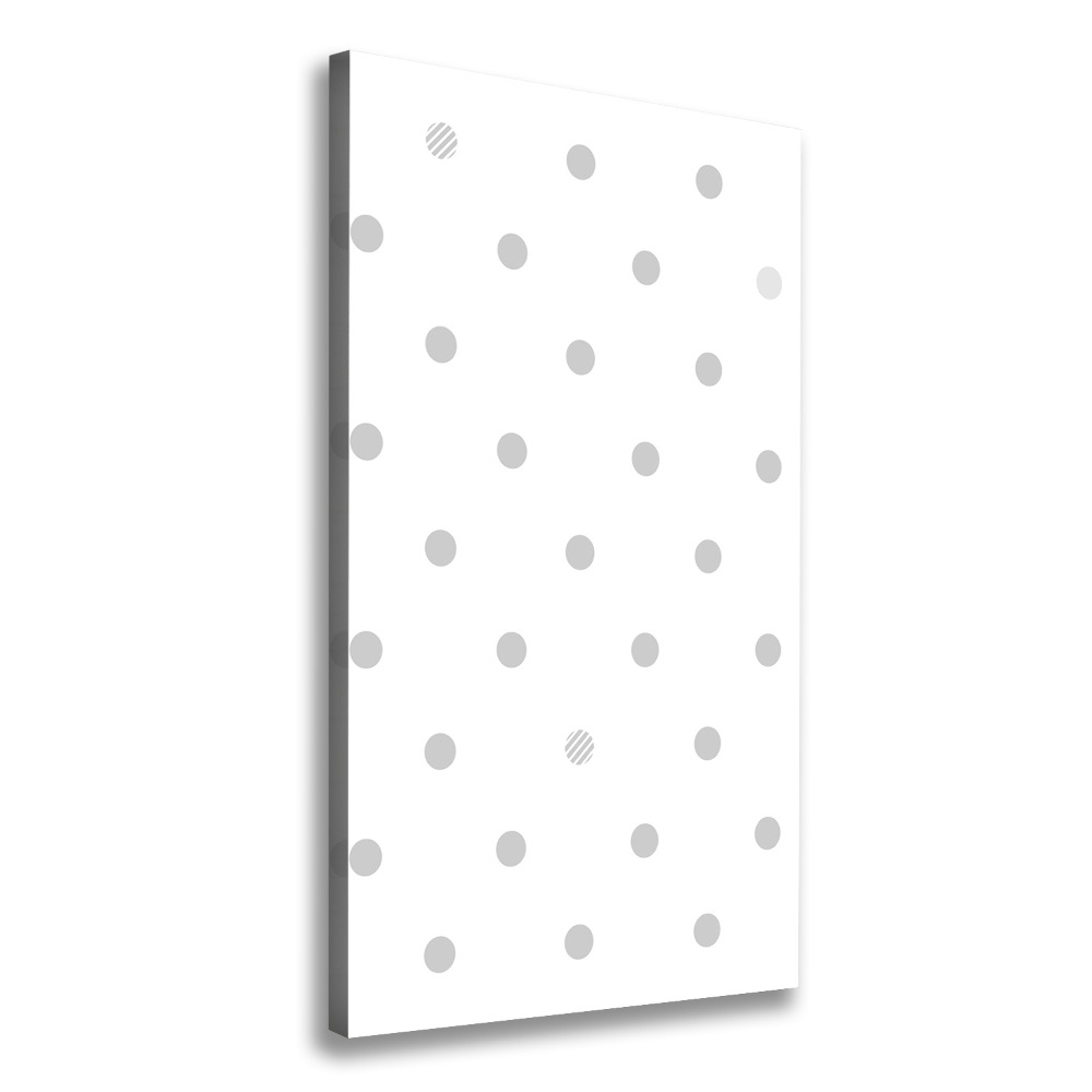 Wall canvas art Dots and hearts