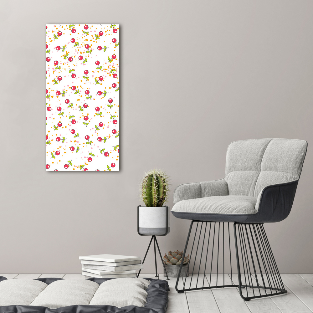 Wall art canvas Cherries