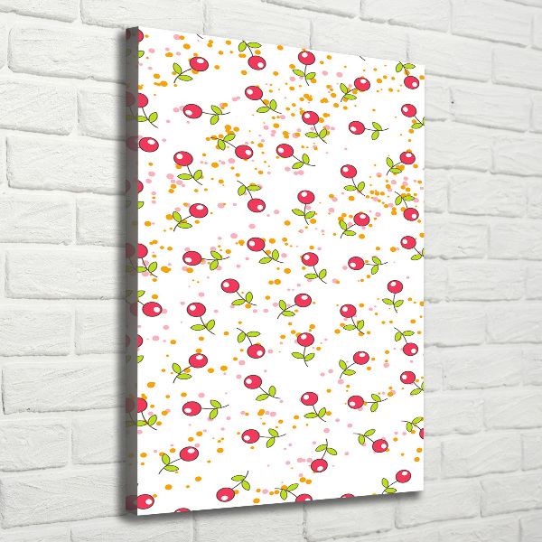 Wall art canvas Cherries