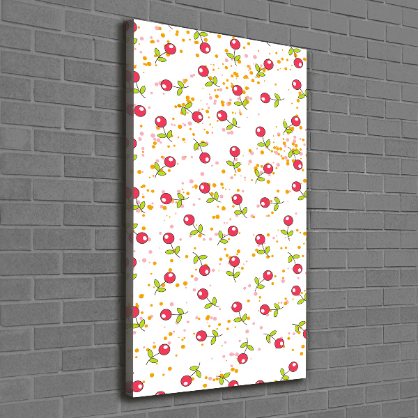 Wall art canvas Cherries