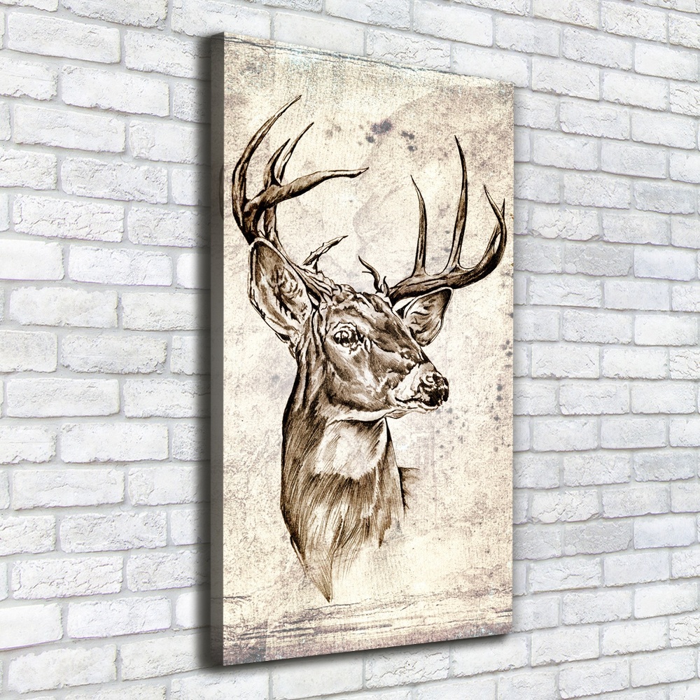 Canvas print Deer