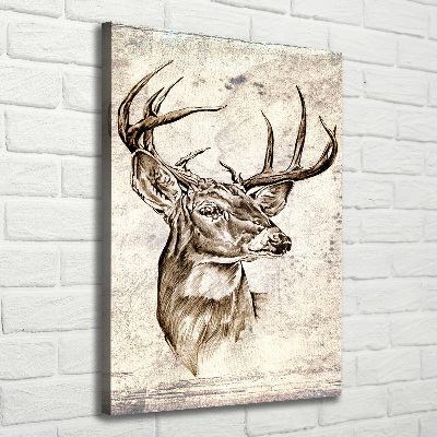 Canvas print Deer