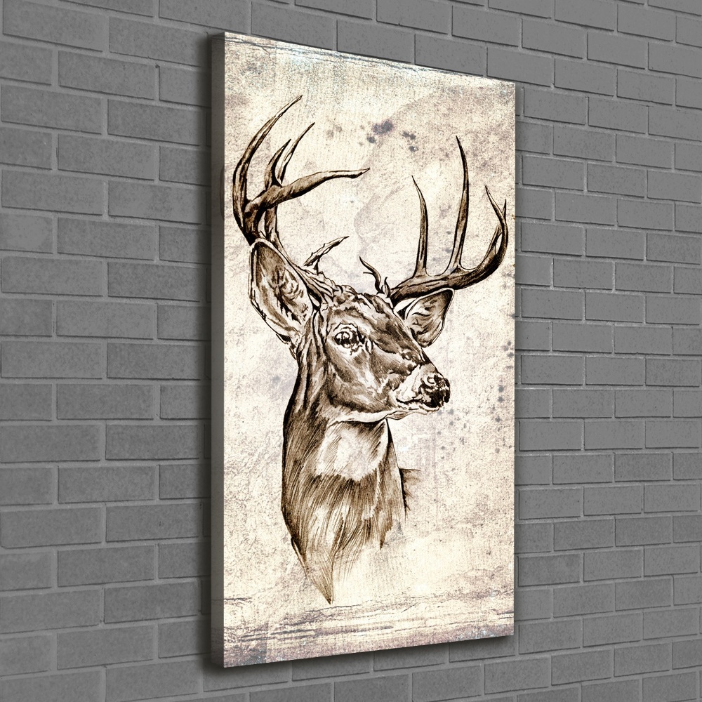 Canvas print Deer