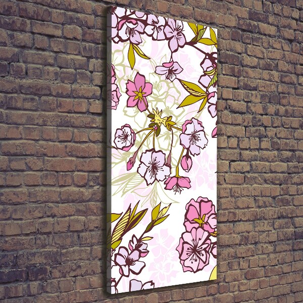 Large canvas wall art Cherry blossoms