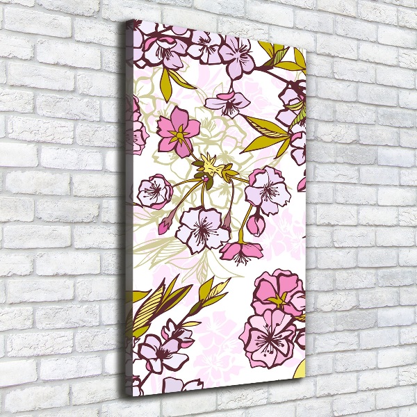 Large canvas wall art Cherry blossoms