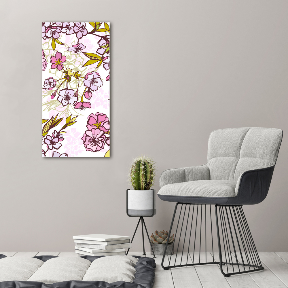 Large canvas wall art Cherry blossoms