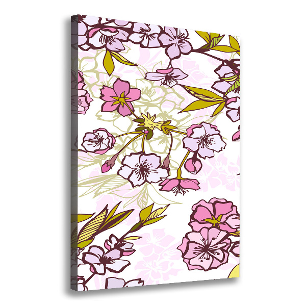 Large canvas wall art Cherry blossoms