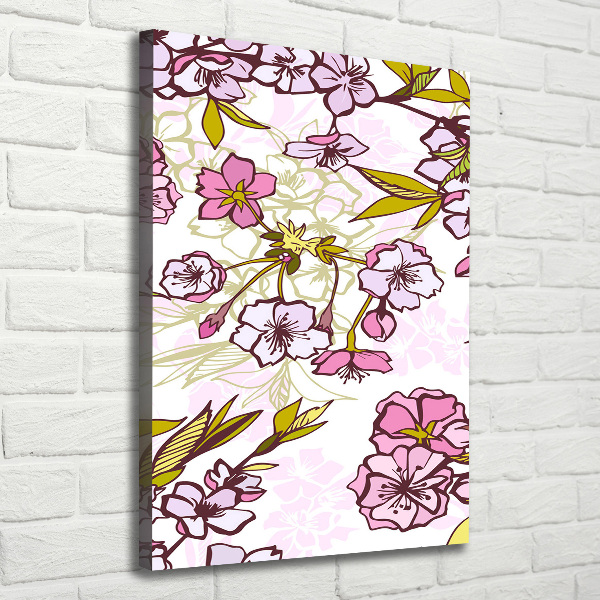 Large canvas wall art Cherry blossoms