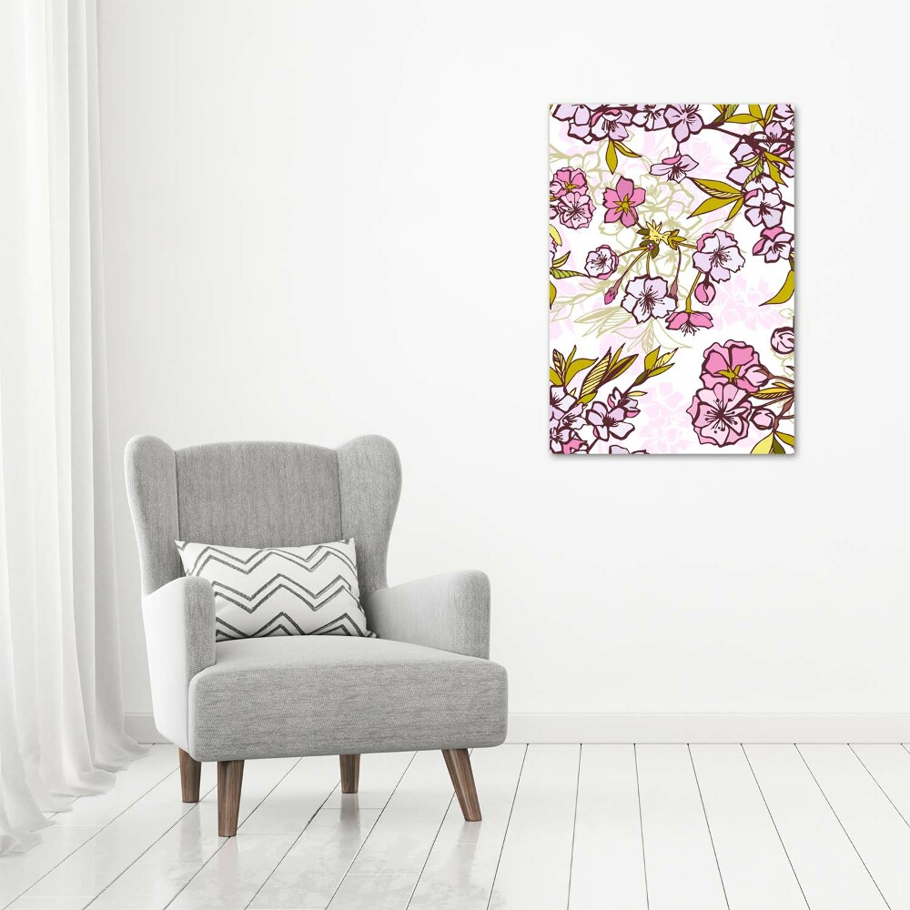 Large canvas wall art Cherry blossoms