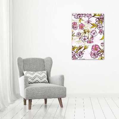 Large canvas wall art Cherry blossoms