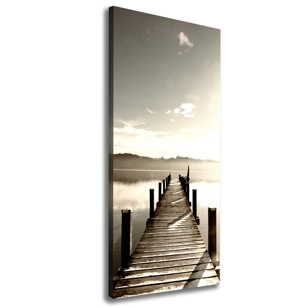 Canvas wall art Wooden pier