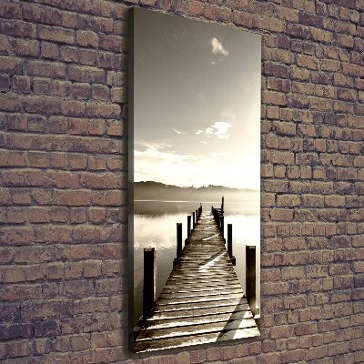 Canvas wall art Wooden pier