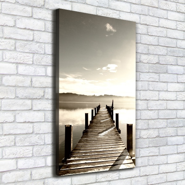 Canvas wall art Wooden pier