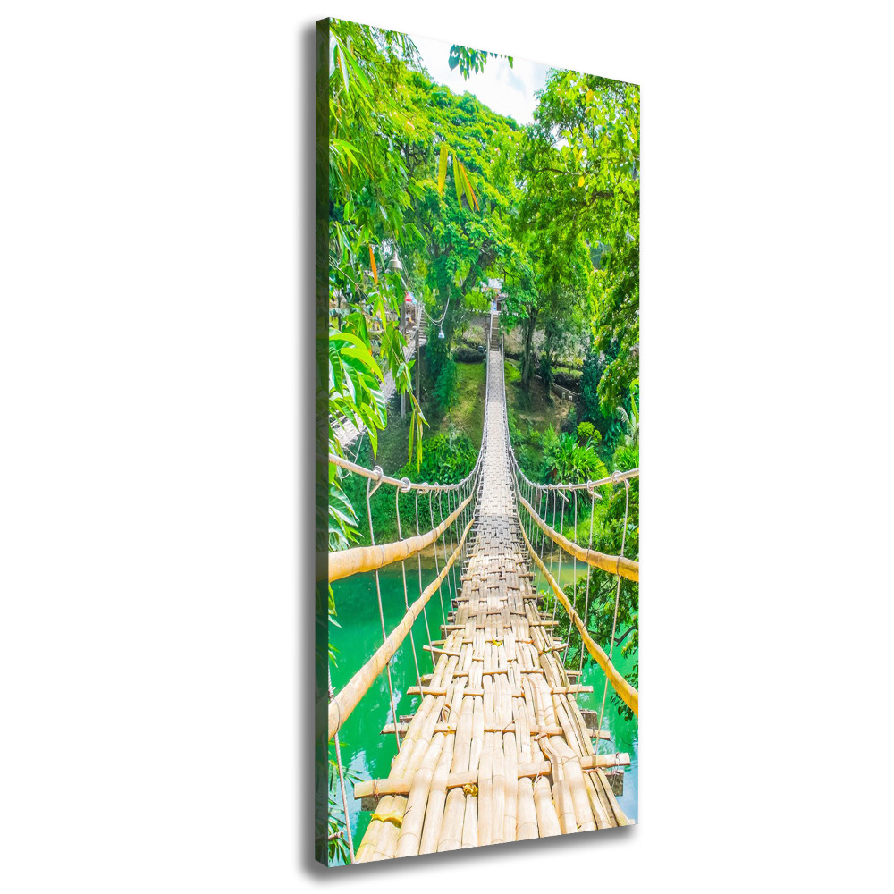 Large canvas wall art Hanging bridge