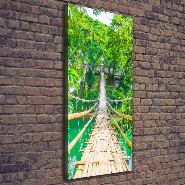 Large canvas wall art Hanging bridge