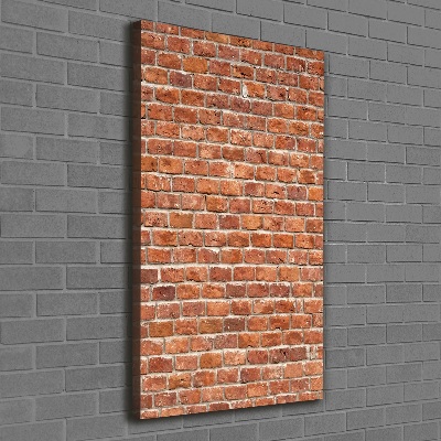 Picture canvas print Brick wall