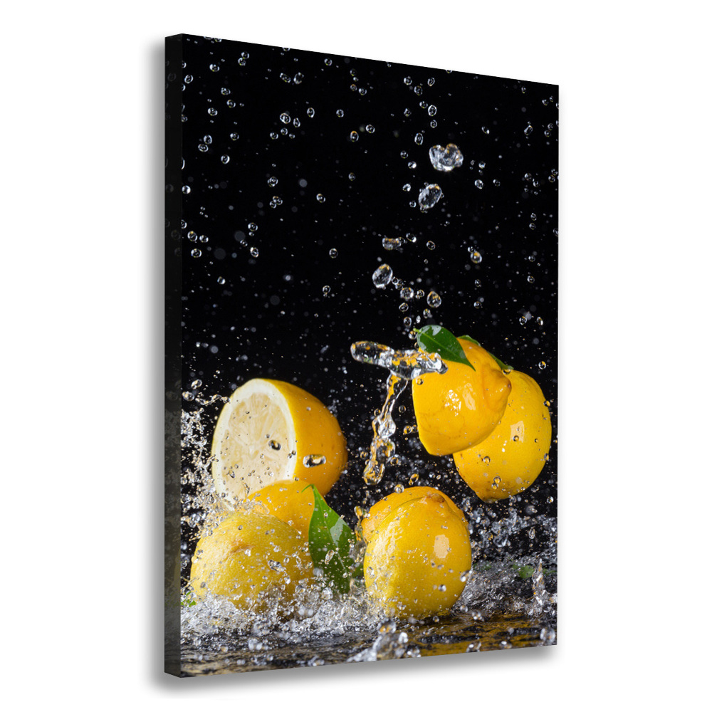 Wall art canvas Lemon