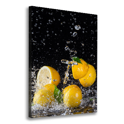 Wall art canvas Lemon