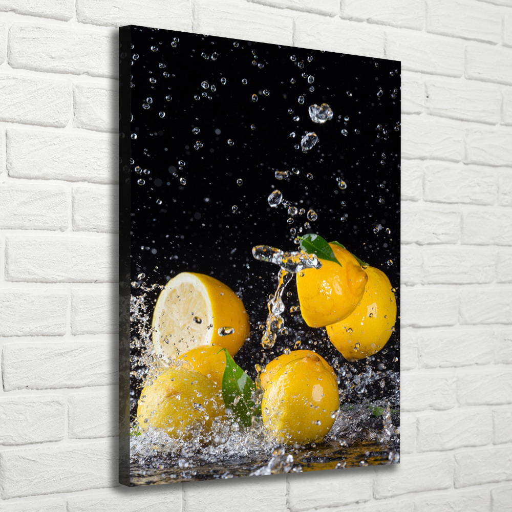 Wall art canvas Lemon