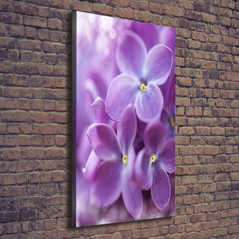 Wall art canvas Lilac flowers