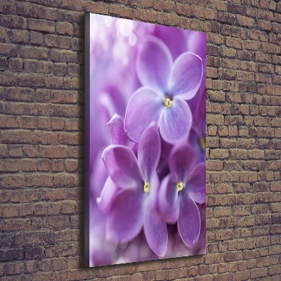 Wall art canvas Lilac flowers