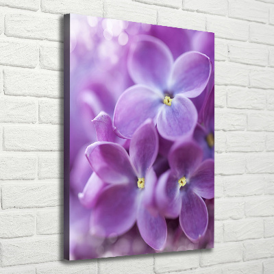 Wall art canvas Lilac flowers