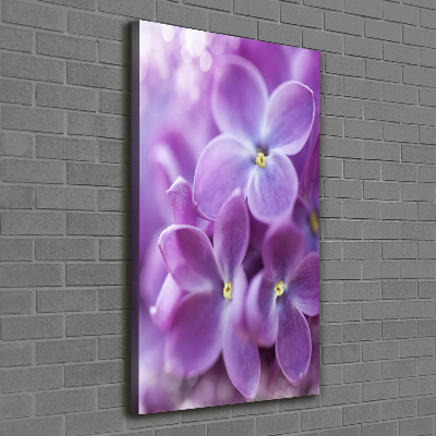 Wall art canvas Lilac flowers