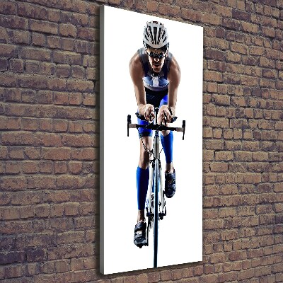 Canvas wall art Cyclist