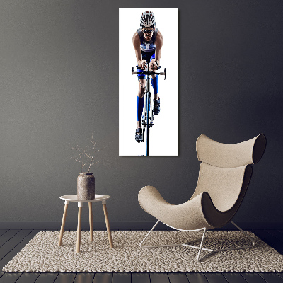 Canvas wall art Cyclist