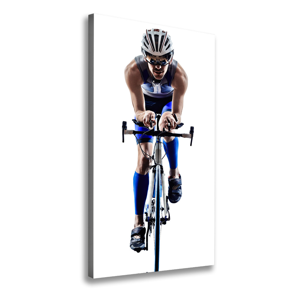 Canvas wall art Cyclist