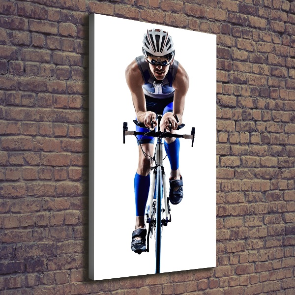 Canvas wall art Cyclist