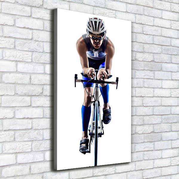 Canvas wall art Cyclist