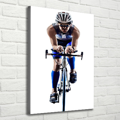 Canvas wall art Cyclist