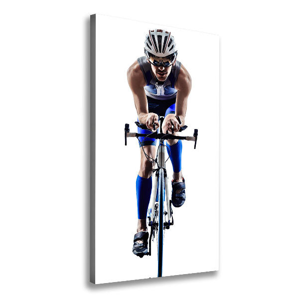 Canvas wall art Cyclist