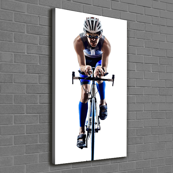 Canvas wall art Cyclist