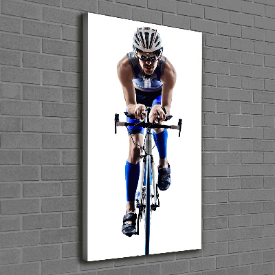 Canvas wall art Cyclist