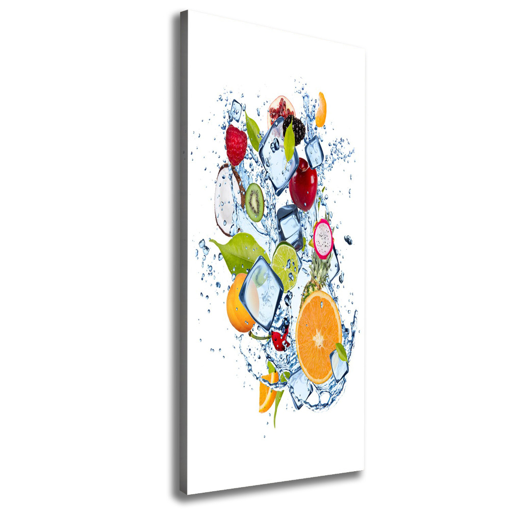 Wall art canvas Fruit and ice