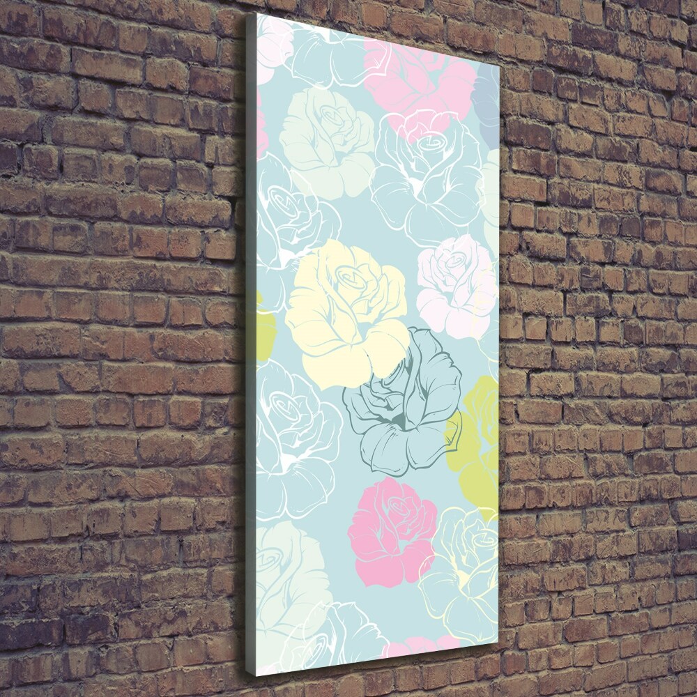 Canvas wall art Roses