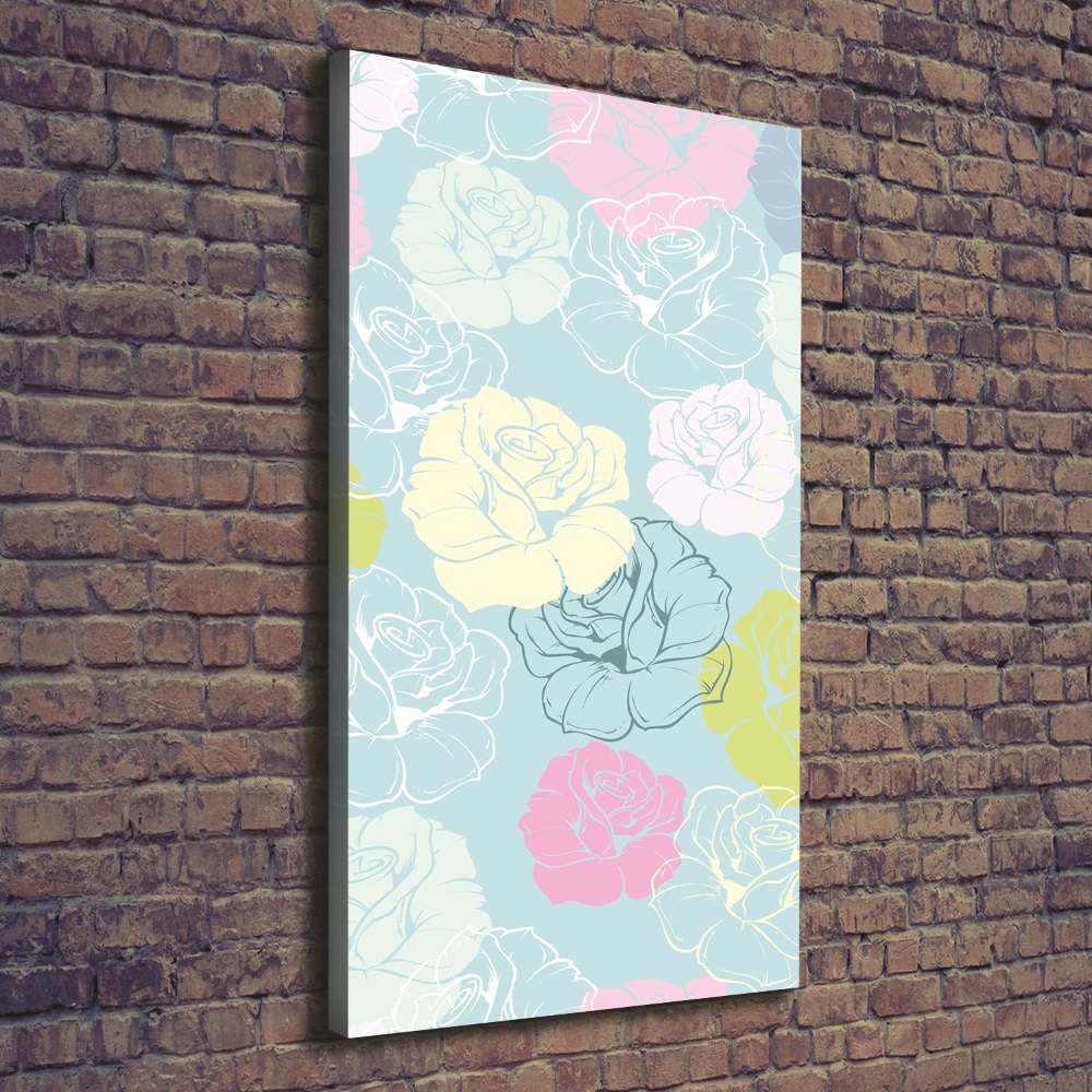 Canvas wall art Roses