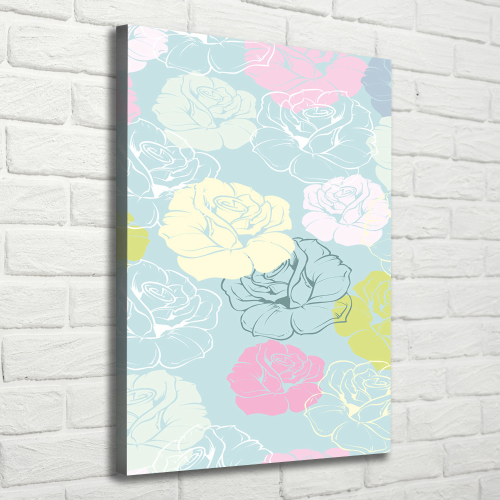 Canvas wall art Roses