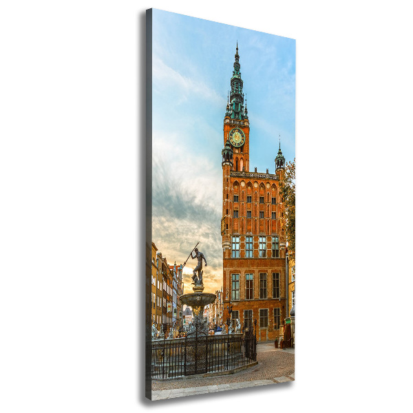 Canvas wall art Gdańsk Poland