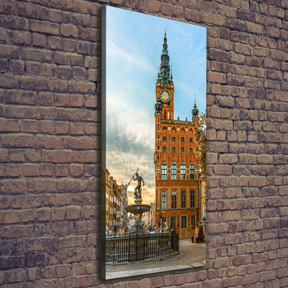 Canvas wall art Gdańsk Poland