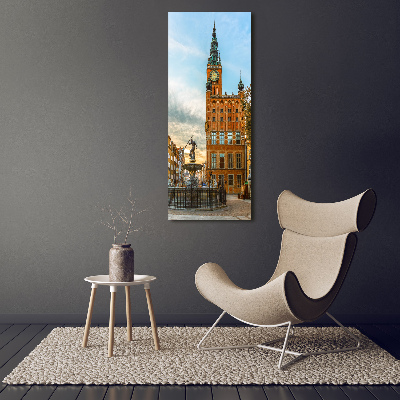 Canvas wall art Gdańsk Poland