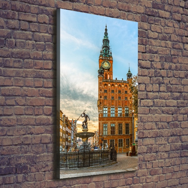 Canvas wall art Gdańsk Poland