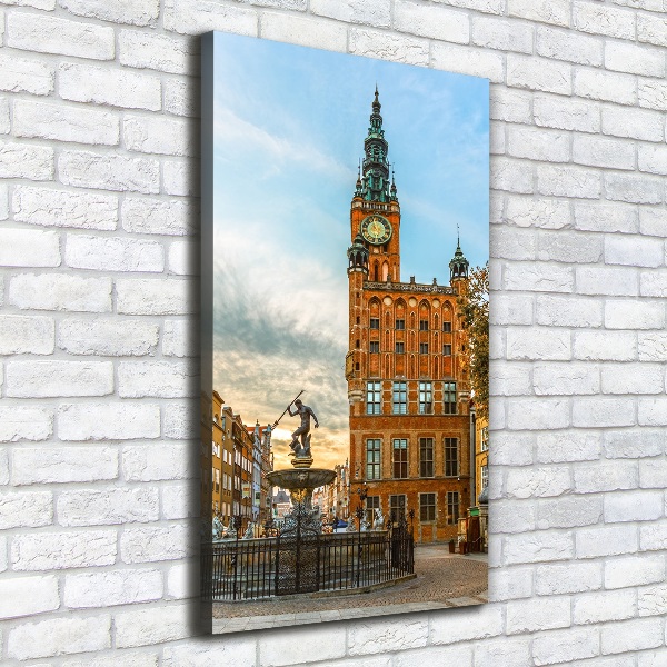 Canvas wall art Gdańsk Poland