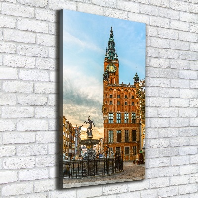 Canvas wall art Gdańsk Poland