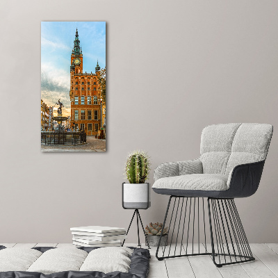 Canvas wall art Gdańsk Poland