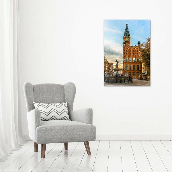 Canvas wall art Gdańsk Poland